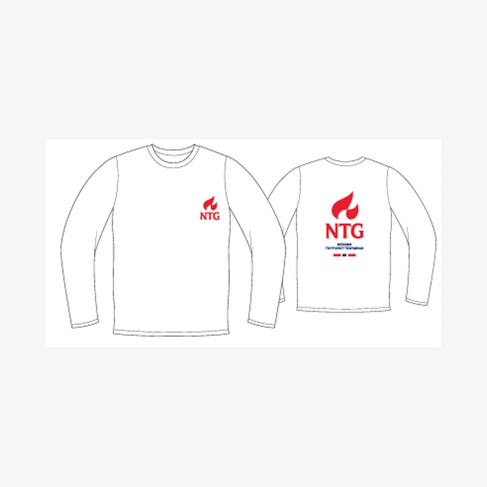 Longsleeve med NTG Seiling-trykk